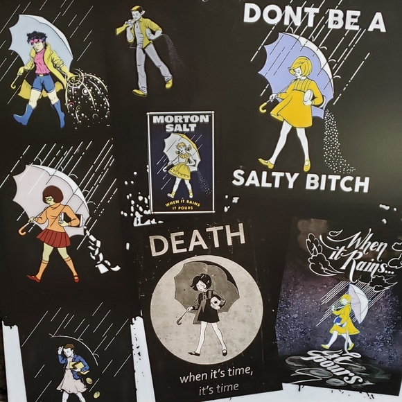 Other - Morton Salt Girl Pop Culture Parody Wall Art